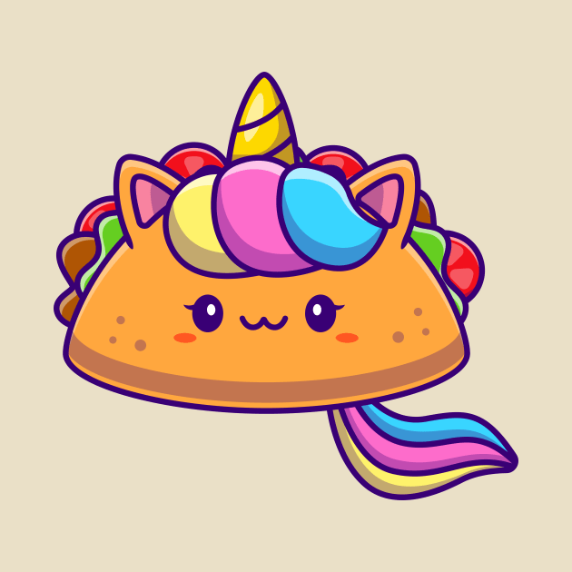 Cute Unicorn Taco by Catalyst Labs