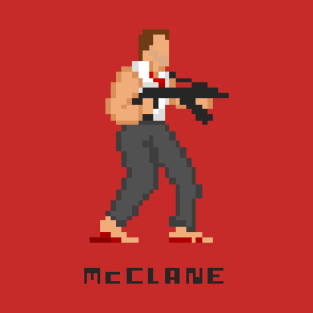 John McClane (DIE HARD 18-Bit T-Shirt) T-Shirt