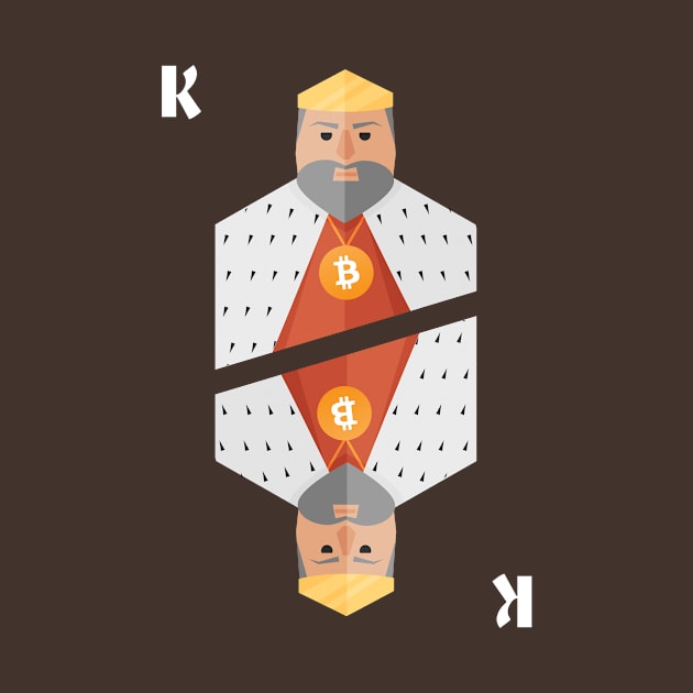 Bitcoin Cryptocurrency King by vladocar