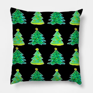 Christmas tree pattern mask Pillow