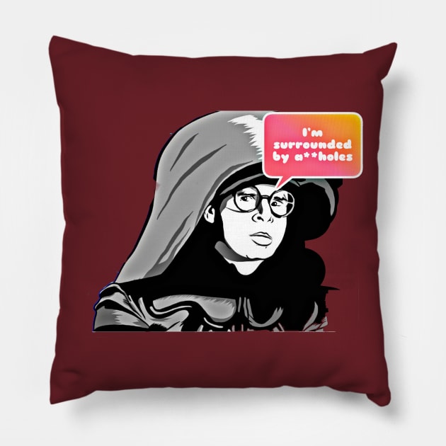 Spaceballs - surrounded Pillow by The Hitman Jake Capone