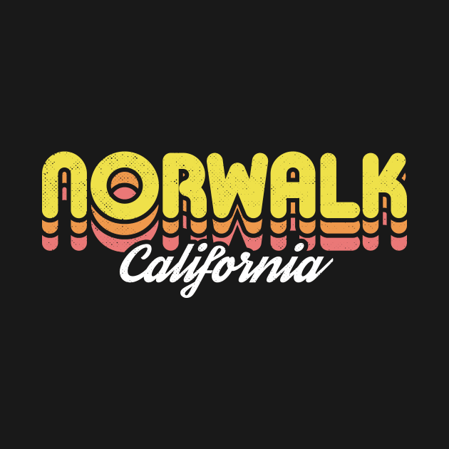 Retro Norwalk California by rojakdesigns