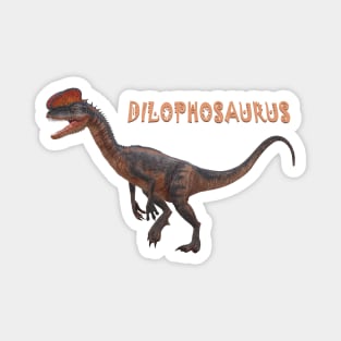 dilophosaurus dinosaur pre historic reptile Magnet