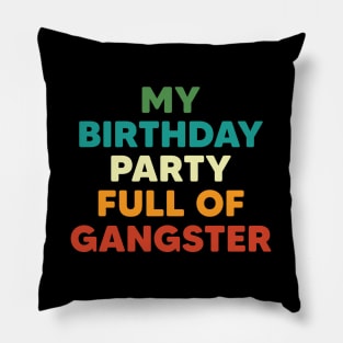Funny Birthday Party Pillow