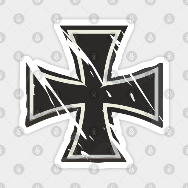 Damaged Iron Cross Magnet by FAawRay