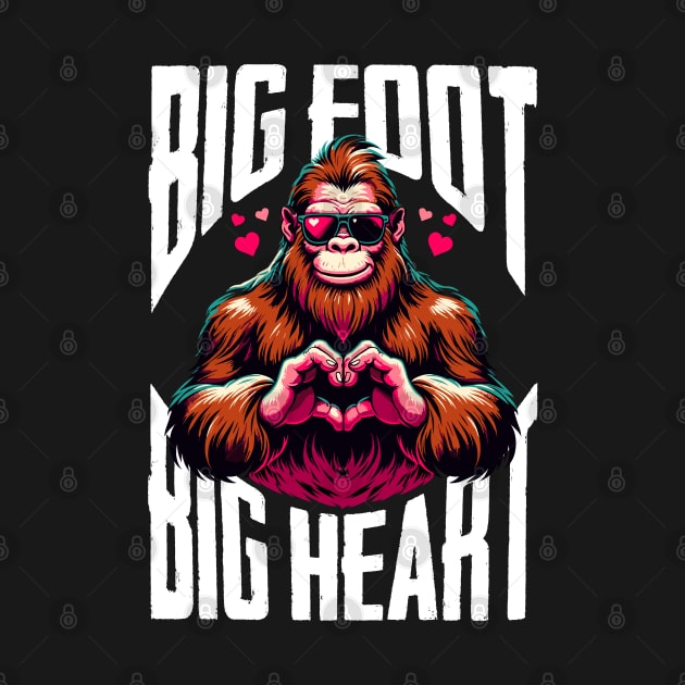 Sasquatch Big Foot  Big Heart by DigitalNerd