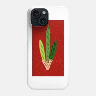 Lulav Dark Red Print Phone Case