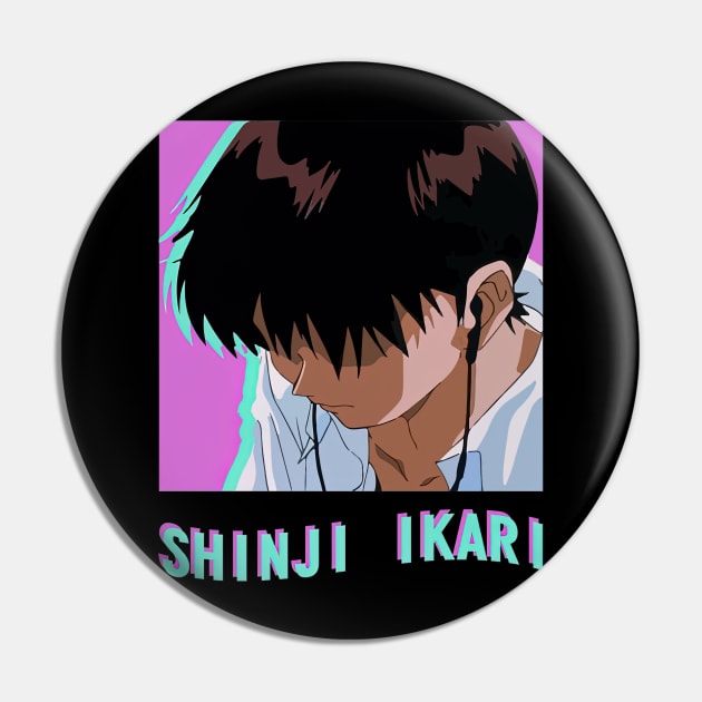 Shinji Ikari Sadboy Pin by HammiltenJohn