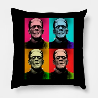 Frankenstein pop art Pillow