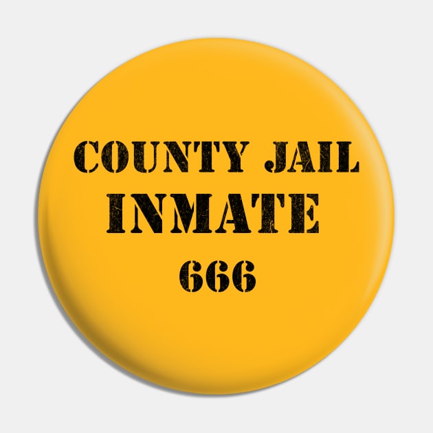 County Jail Inmate 666 - disguise Prisoner - Halloween disguise Pin by Bellinna