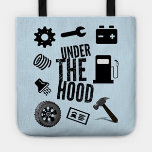 Under The Hood, Vintage Rust Car, Rust car for men, Car Lover Gift Tote