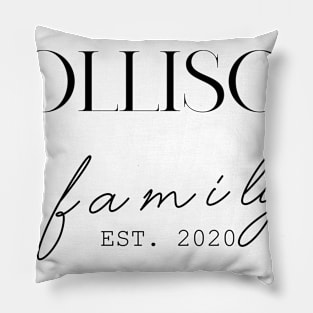 Rollison Family EST. 2020, Surname, Rollison Pillow