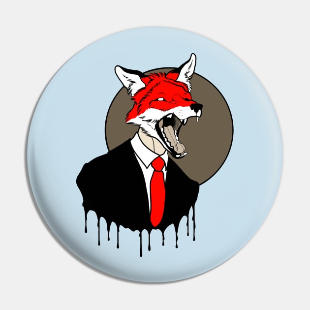 Sly Old Fox Pin by Felix Quinlan