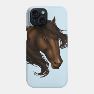 Horse Head - Brown Snip Phone Case