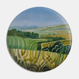 South Downs Kent Green Landscape Pin