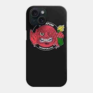 CYDERPUNK LOGO red on black Phone Case