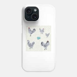 Splash Ameraucana Pattern Cream Phone Case