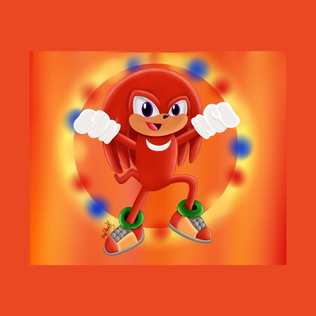 Knuckles the Echidna by AngelHeartArt