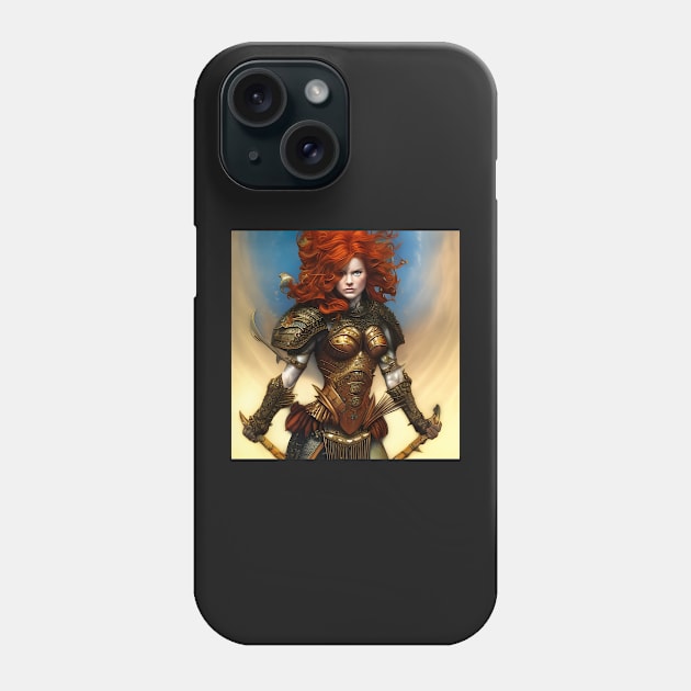 Warrior Queen Phone Case by TheWombatsDen