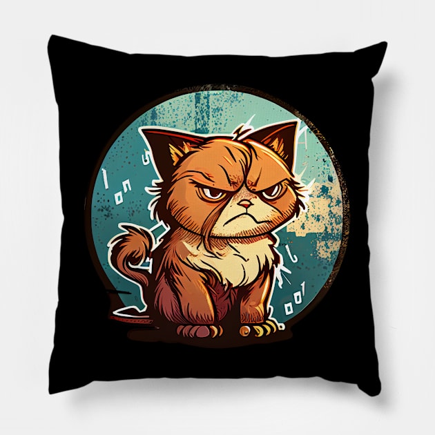 Cats' moods 1 #cat Pillow by JBJart