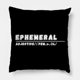 Word Ephemeral Pillow