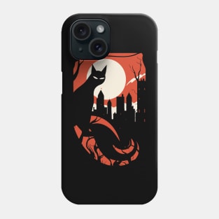 Evil Black Cat Phone Case