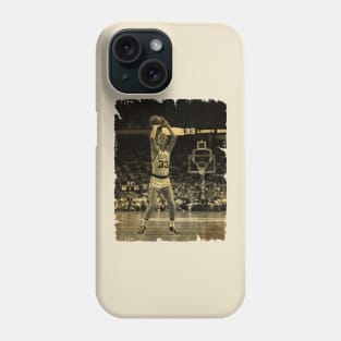 Larry Bird - Vintage Design Of Basketball Phone Case