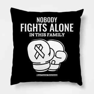 Bone Cancer Awareness Pillow