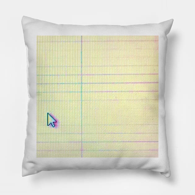 Cursive Fabric Pillow by Tovers