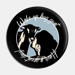 Goat lovers Pin