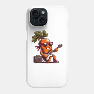 Carrot Playing Guitar Phone Case