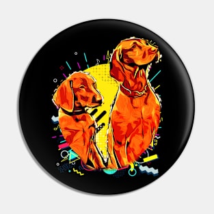 Two Dogs Pin