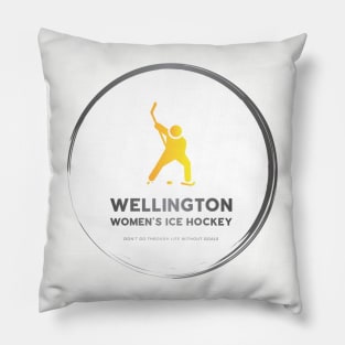 Wellington women's ice hockey Pillow