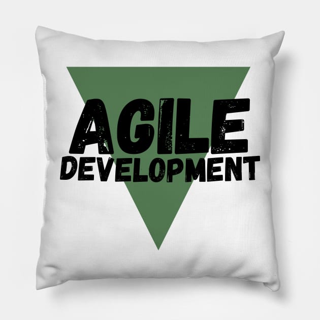 Agile Development Pillow by Viz4Business