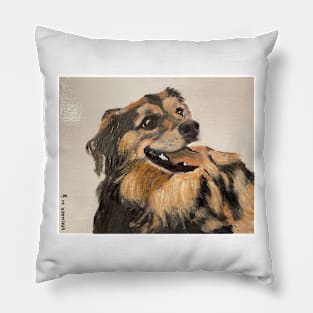 Smiling Collie Pillow