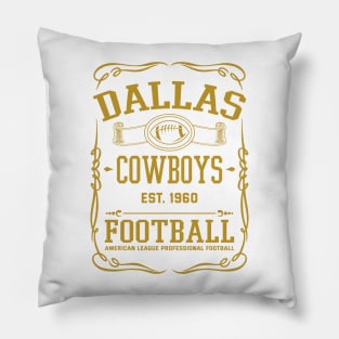 Vintage Cowboys American Football Pillow