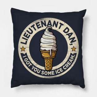 Lieutenant Dan Ice Cream Pillow