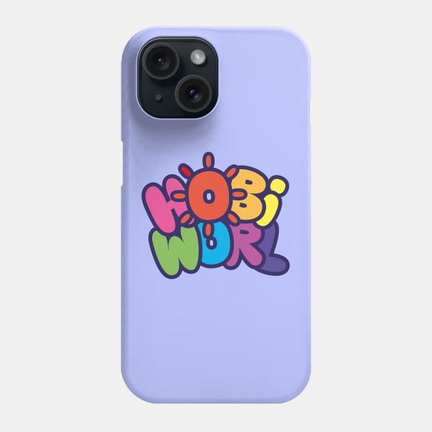 HOBI WORLD - Rainbow version. Phone Case by Duckieshop