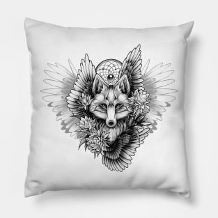 Wolf art Pillow