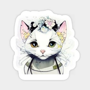 Cat Vintage #74 Magnet