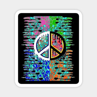 peace gothic goth pop art cool Magnet