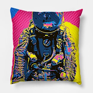 Retro Astronaut Art gift Pillow