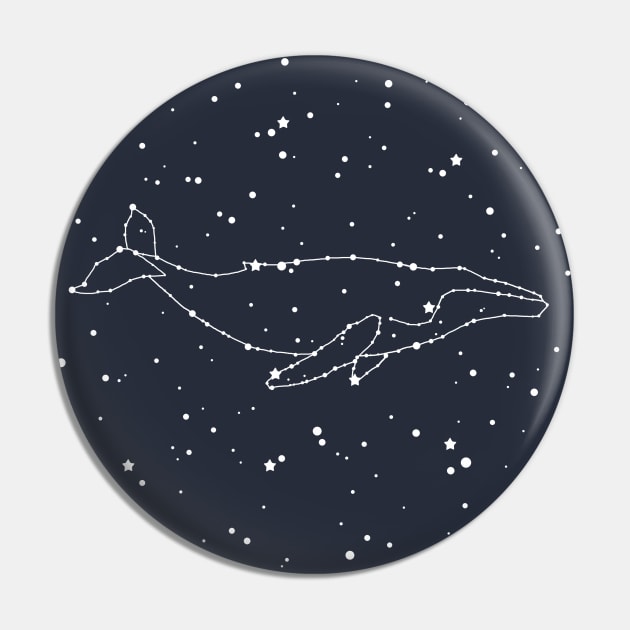 Whale Constellation Pin by Terry Fan