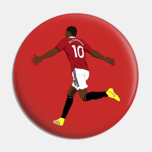 Marcus Rashford Goal Celebration Pin