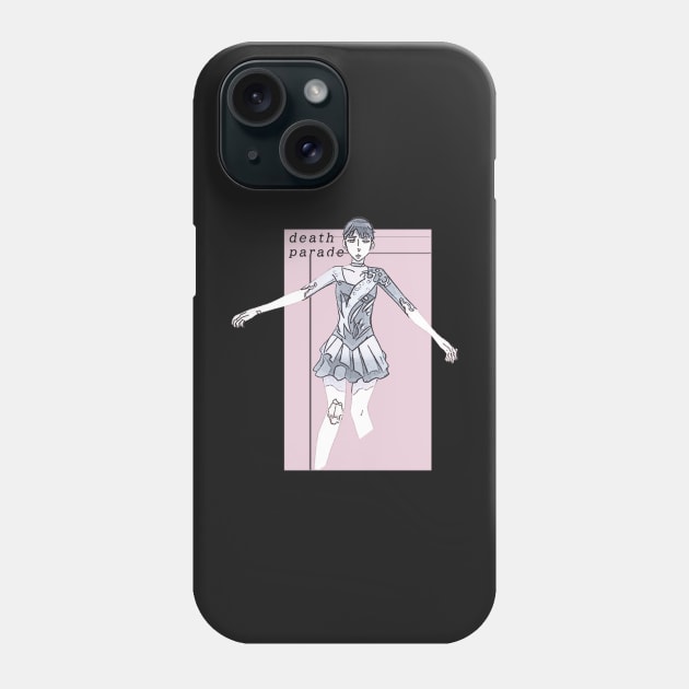 Death Parade ''INJURED VENGEANCE'' V1 Phone Case by riventis66