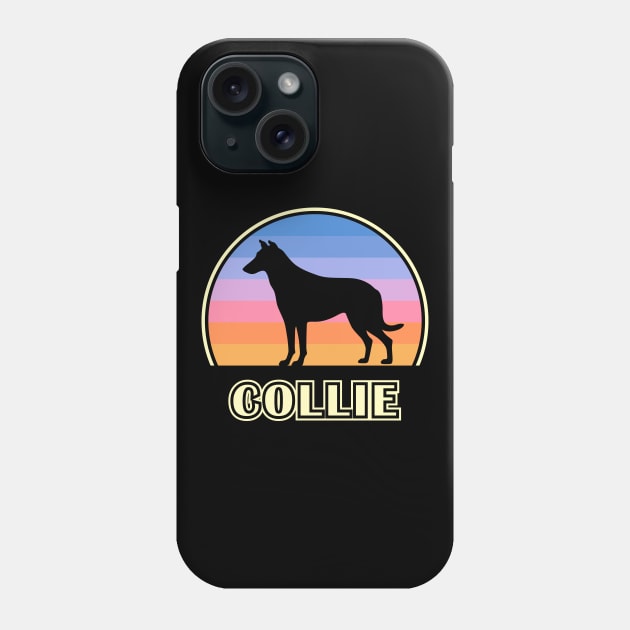 Smooth Collie Vintage Sunset Dog Phone Case by millersye