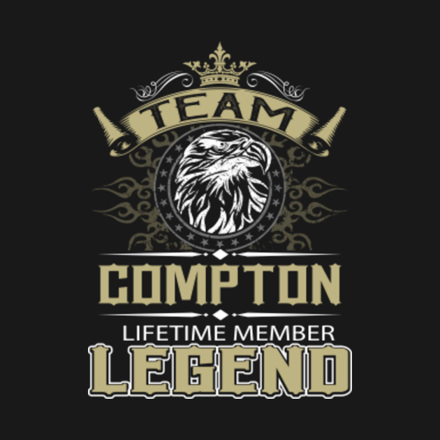 Disover Compton Name T Shirt - Compton Eagle Lifetime Member Legend Name Gift Item Tee - Compton - T-Shirt