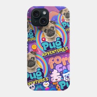 Pug dog v2 Phone Case