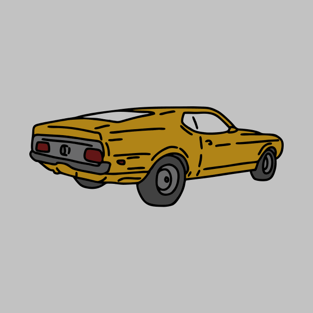 vintage retro muscle cars gift by fokaction