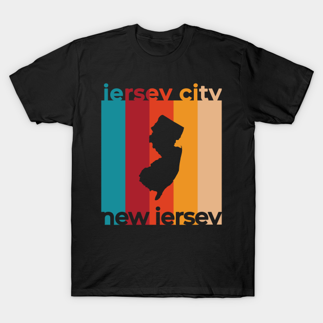 Discover Jersey City New Jersey Retro - Jersey City - T-Shirt